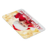 Onze eerste kerstfoto van Red Script Magnet Magneet (Rechterzijde)