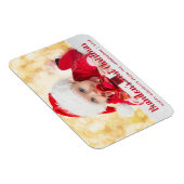 Onze eerste kerstfoto van Red Script Magnet Magneet (Rechterzijde)