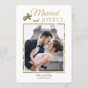 Onze eerste kerstfotofeestkaart kaart