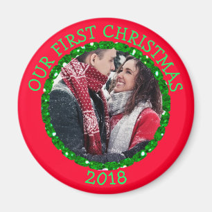Onze eerste kerstgepersonaliseerde herinneringen M Magneet