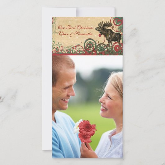 Onze eerste kerstkaart (Voorkant)