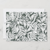 Onze eerste kerstkaart met kerstmis Pas getrouwd (Achterkant)