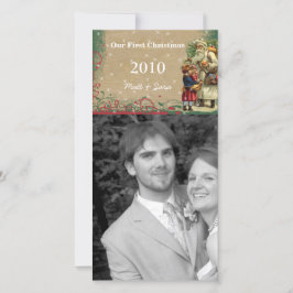 Onze eerste  kerstkaart voor Kerstmis