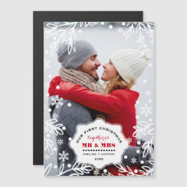 Onze eerste kerstkaarten met magneetfotokaarten