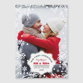 Onze eerste kerstkaarten met magneetfotokaarten