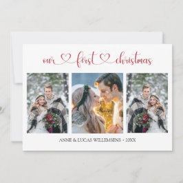 Onze eerste kerstkaartje voor een flatje foto