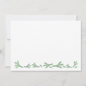 Onze eerste kerstkaartje voor een flatje foto (Achterkant)