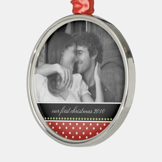 Onze eerste kerstkeepaardse Ornamenten (Links)