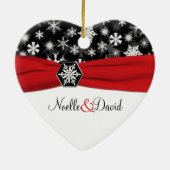 Onze eerste kerstkeepaardse versiering keramisch ornament (Achterkant)