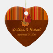 Onze eerste kerstkeepaardse versiering keramisch ornament (Achterkant)