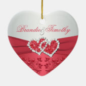 Onze eerste kerstkeepaardse versiering keramisch ornament (Achterkant)