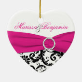 Onze eerste kerstkeepaardse versiering keramisch ornament (Achterkant)