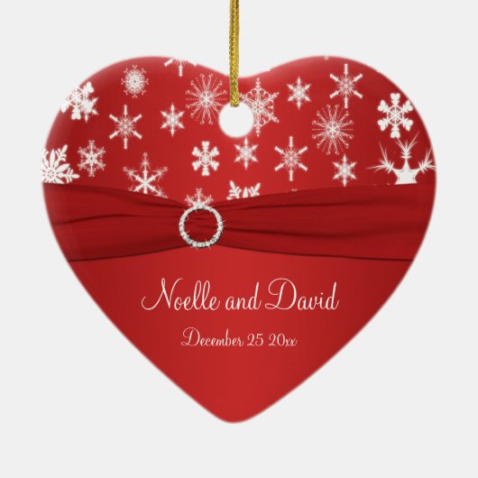 Onze eerste kerstkeepaardse versiering keramisch ornament (Achterkant)