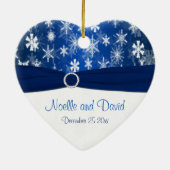 Onze eerste kerstkeepaardse versiering keramisch ornament (Achterkant)