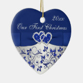 Onze eerste kerstkeepaardse versiering keramisch ornament (Rechts)