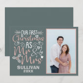 Onze eerste kerstman, de heer en mevrouw Kerstmis, (Voorkant / Achterkant)