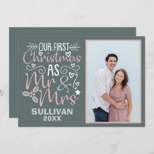 Onze eerste kerstman, de heer en mevrouw Kerstmis, (Voorkant / Achterkant)