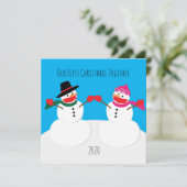 Onze eerste kerstmannen 2020-gezichtsmaskers (Staand voorkant)