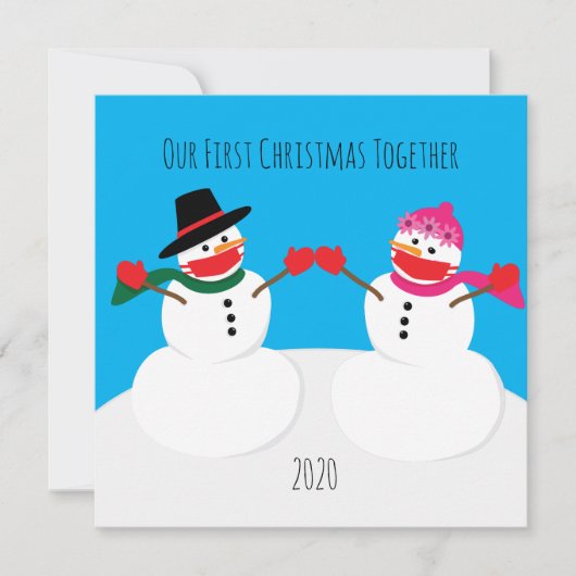 Onze eerste kerstmannen 2020-gezichtsmaskers (Voorkant)