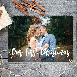 Onze eerste kerstminimalistische H-foto