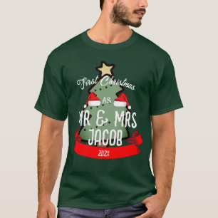 Onze eerste Kerstmis als de heer en mevrouw de Pas T-shirt