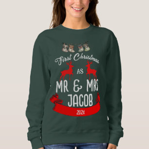 Onze eerste Kerstmis als de heer en mevrouw de Pas Trui