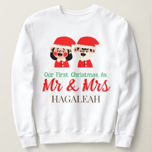 Onze eerste Kerstmis als de heer en mevrouw de Pas Trui
