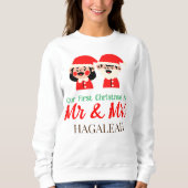 Onze eerste Kerstmis als de heer en mevrouw de Pas Trui (Voorkant)