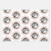 Onze eerste Kerstmis als de heer en mevrouw drie f Inpakpapier Vel (Voorkant 3)