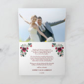 Onze eerste Kerstmis als de heer en mevrouw Wreath Kaart (Binnen)