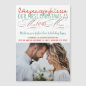 Onze eerste Kerstmis als de heer & mevrouw Foto Ma (Voorkant)