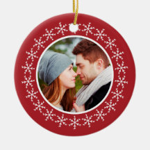 Onze eerste Kerstmis als de heer Snowflake Ornamen