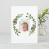 Onze eerste kerstmis als grootouders die naar de f kaart (Staand voorkant)