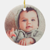 Onze eerste Kerstmis als grootouders... foto C Keramisch Ornament (Achterkant)