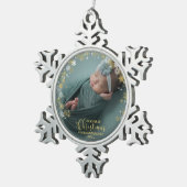 Onze Eerste Kerstmis Als Grootouders Foto Ornament (Rechts)