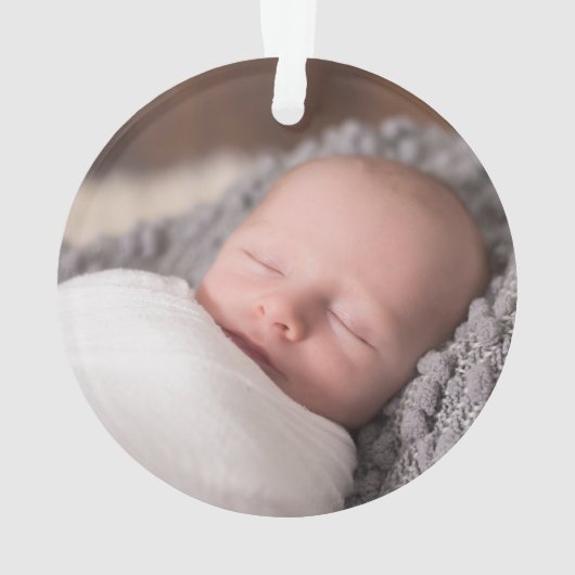 Onze eerste Kerstmis als grootouders Greenery Ornament (achterkant)