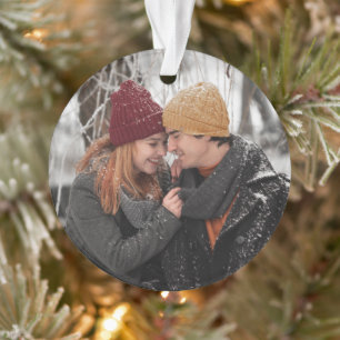 Onze Eerste Kerstmis Als Meneer & Mevrouw Elegante Ornament