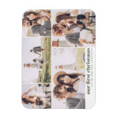 Onze eerste Kerstmis als Mr. en Mrs. Foto Kerstmis Magneet (Verticaal)