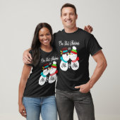 Onze eerste Kerstmis als Mr en Mrs Matching PJ Sno T-shirt (Unisex)