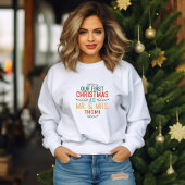 Onze Eerste Kerstmis als Mr en Mrs. T-shirt