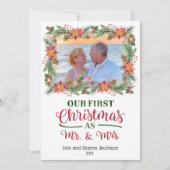 Onze eerste Kerstmis als Mr. & Mrs. - Aangepaste f (Voorkant)