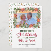 Onze eerste Kerstmis als Mr. & Mrs. - Aangepaste f (Voorkant / Achterkant)
