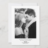 Onze eerste Kerstmis als Mr & Mrs Card voor nieuwi Feestdagenkaart (Achterkant)