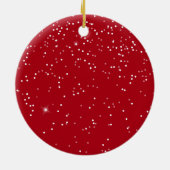 Onze eerste Kerstmis als Mr. & Mrs Photo Rd Keramisch Ornament (Achterkant)