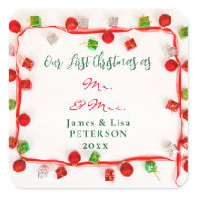 Onze eerste Kerstmis als Mr. & Mrs.