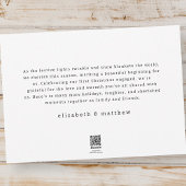 Onze eerste Kerstmis Betrokken Moderne Bladerenfot Feestdagenkaart