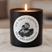 Onze Eerste Kerstmis – De heer en mevrouw Round Fo Ronde Sticker