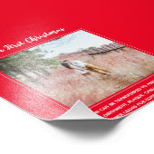 Onze Eerste Kerstmis FOTO Sjabloon - Maak Eigen Foto Afdruk (Hoek)