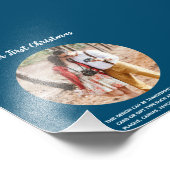 Onze Eerste Kerstmis FOTO Sjabloon - Maak Eigen Foto Afdruk (Hoek)