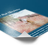 Onze eerste Kerstmis FOTOsjabloon - Creëer Own Foto Afdruk (Hoek)